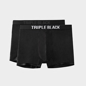 莫代尔男士 内裤 Lu同款 3BLK 纱线舒适速干透气平角裤