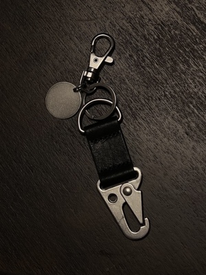 复古钥匙圈腰间挂件牛皮钥匙扣