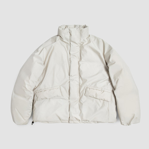 700蓬白鹅绒极简休闲立领羽绒服