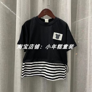 不适合瘦宝 清麦哈P撤柜2099夏100%棉中性宽松版 大码 段短袖 t恤11