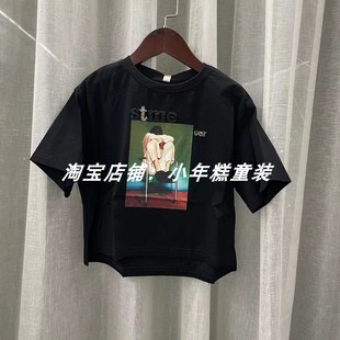 柏HXZ撤柜2317夏季 女童95%棉小短款 宽胸围潮版 11码
