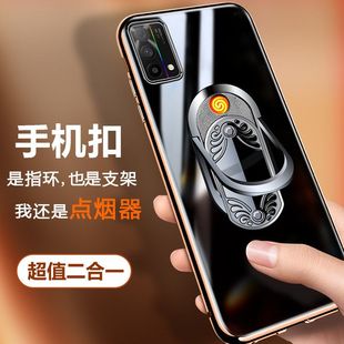 电热丝网红usb礼品充电送手机创意打火机支架新款 点烟器椭圆形