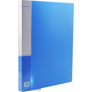 智灵美文件夹加厚款办公用品收纳夹公司单位文秘秘书资料商务文档档案单夹双夹长押夹A4强力高档高端文具品牌