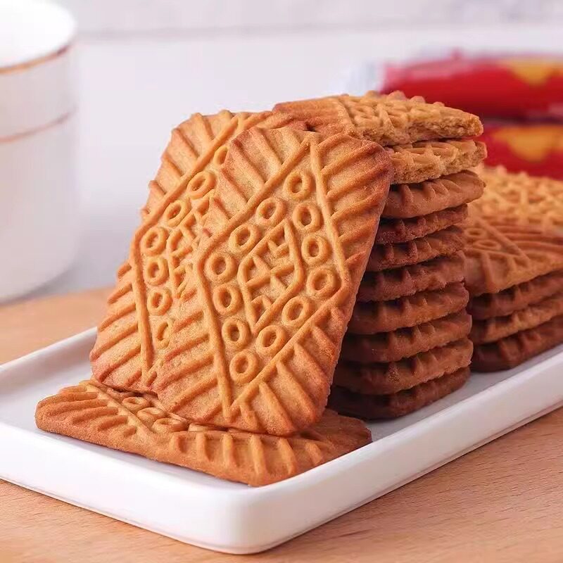 焦糖饼干宿舍办公室下午茶户外聚餐解馋美味休闲小零食儿童年货