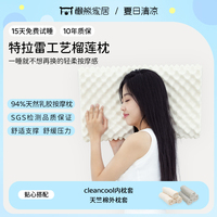 懶熊家居成人單人乳膠枕