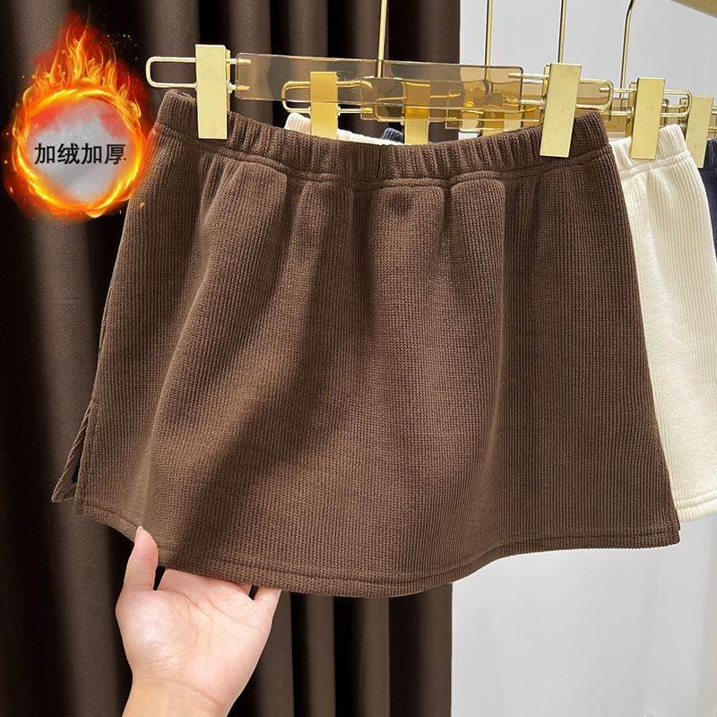 Fart curtain female hem cover hip lengthening fall and winte-封面