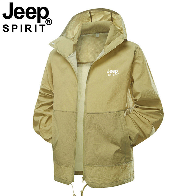 JEEP品牌防晒衣女夏季户外速干防紫外线情侣轻薄透气防晒服外套男