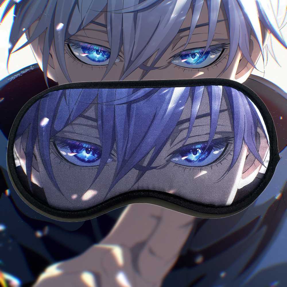 咒术回战新款五条悟眼罩夏油杰卡通冷热敷缓解疲劳眼罩遮光学生