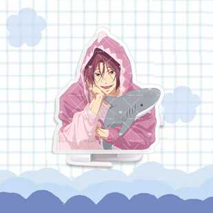 free男子游泳部橘真琴七濑遥会走路的亚克力发条机器人摆件周边