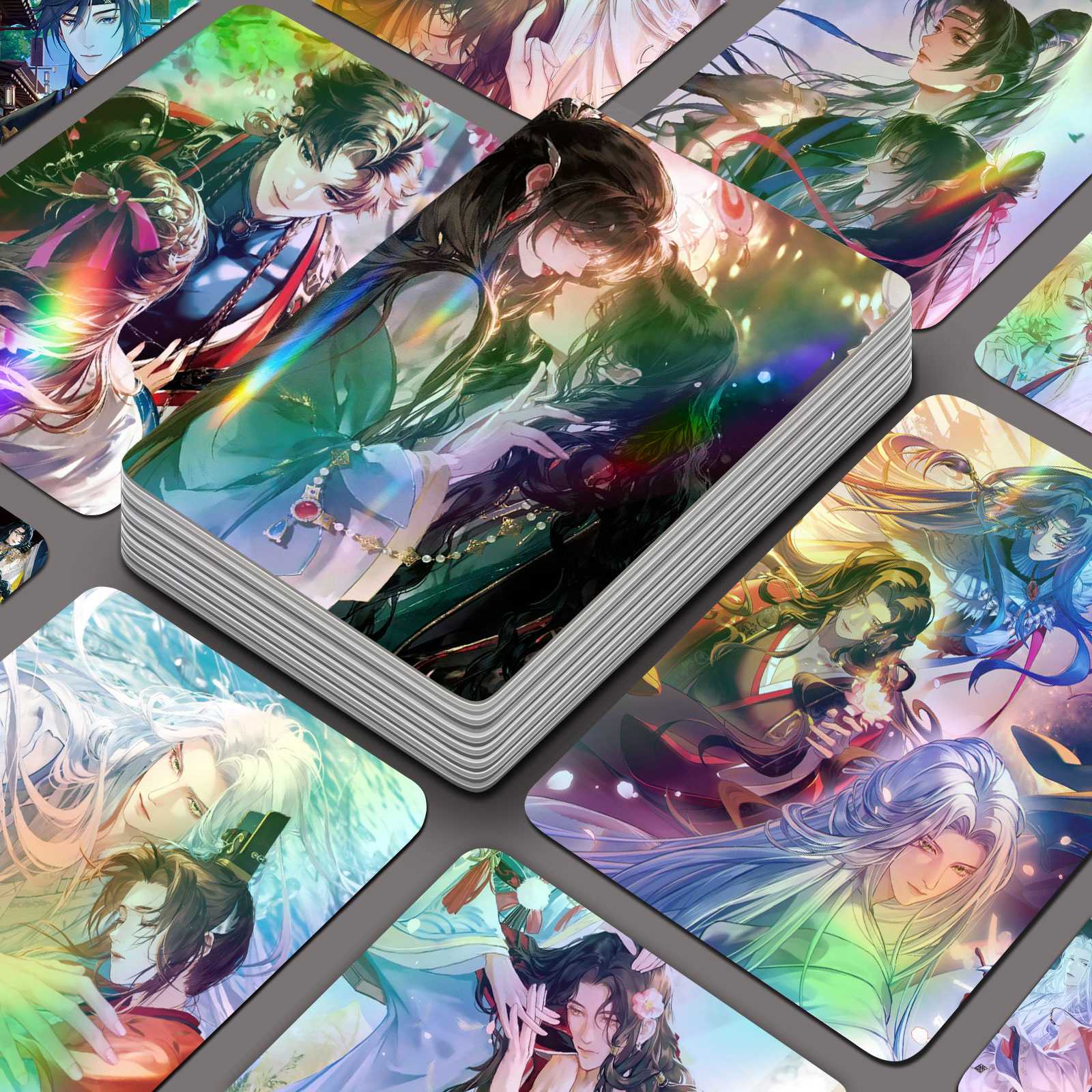 代号鸢镭射小卡55张高颜值傅融左慈孙策刘辩袁基二次元周边小卡片