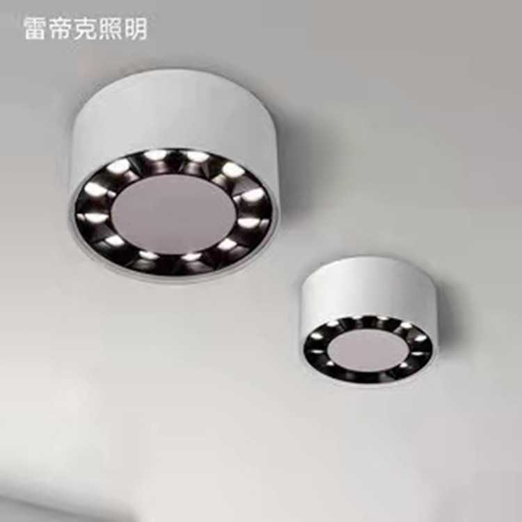 超薄明装led射灯天花灯吸顶防眩筒灯cob洗墙灯超亮店铺商用泛光灯