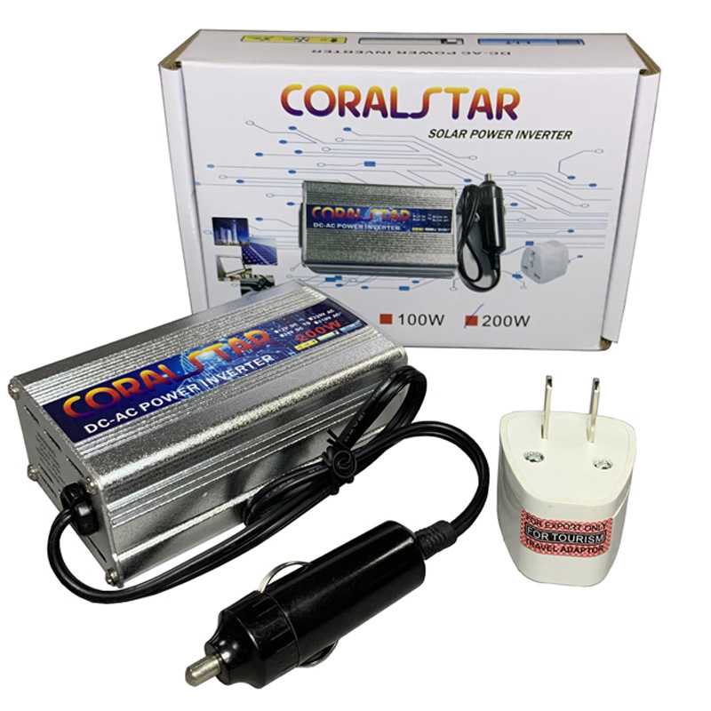 200W车载电瓶逆变器 12V转220V电源转换器Car power inverter