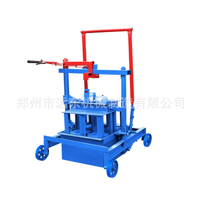 优质移动式型砖机2烧0V小制空心砖机免托板水泥免2砖X机砌块成型