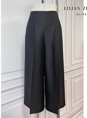 LILIAN ZHANG新风貌 New Look 经典A型 7分阔腿裤女 2204018