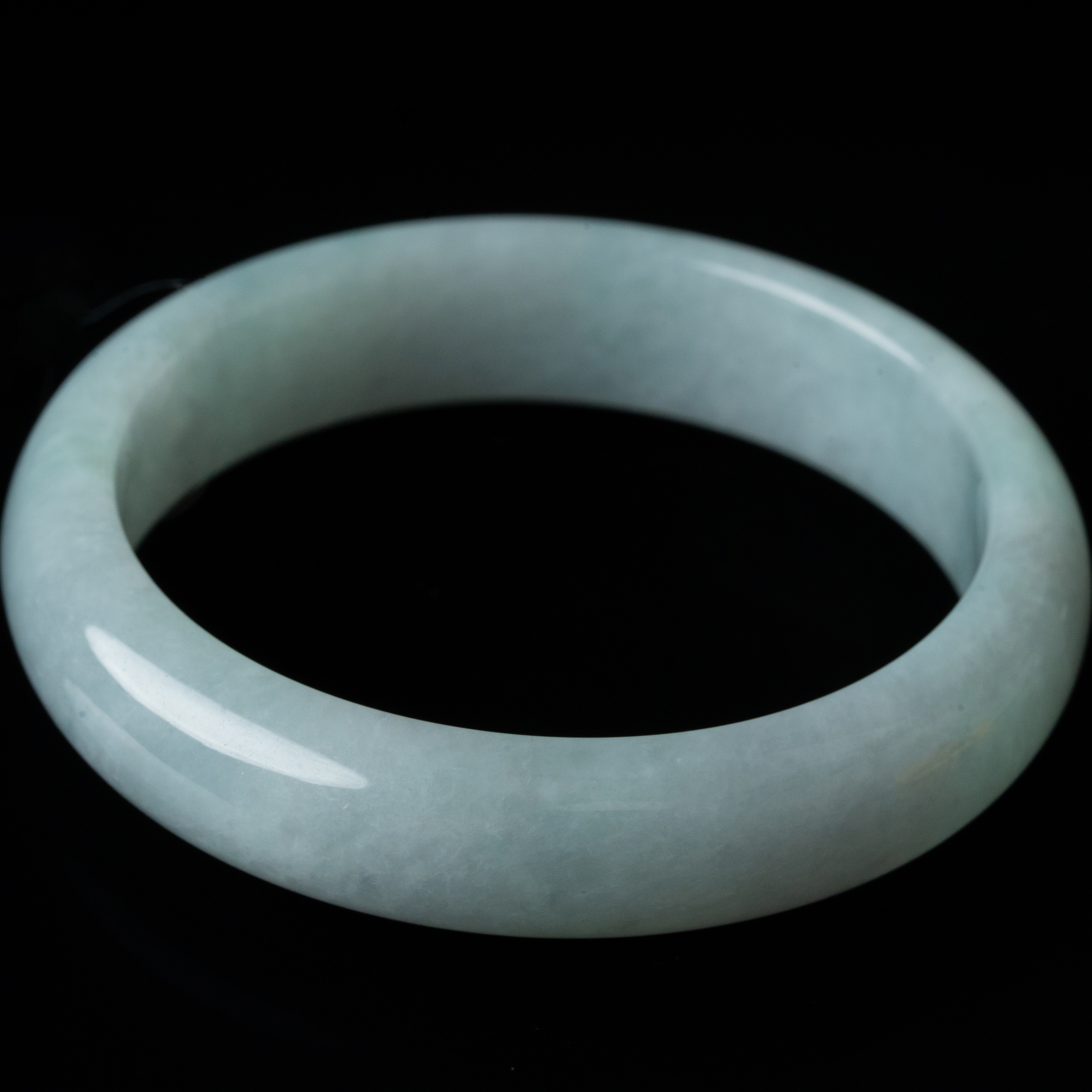 天然翡翠手镯 平安镯