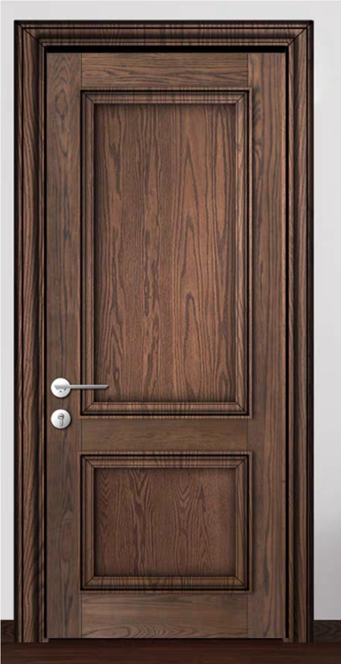 原木门红橡全纯实木门室内卧室厨房卫生间家用北美国环保烤漆