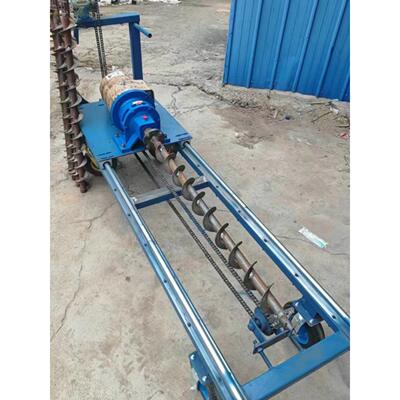 边坡防护加固螺旋孔钻机地下通管卧式钻机通路卧式钻孔手持式俯仰