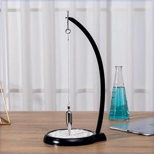 哈文创意重力沙盘摆件牛顿傅科摆重力沙摆客厅门店装饰摆设礼物