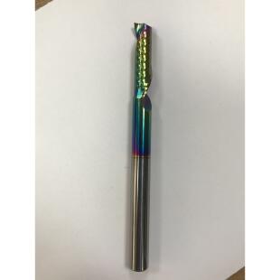 SDS硬质合金钨钢七彩涂层高效单刃铝用铣刀3 4 5 6 8 10 12mm