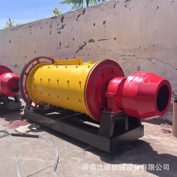 小型水泥球磨机设备陶瓷铁渣钢渣制砂棒磨机磨粉球磨生产线设备
