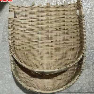 农家手工竹编筲箕 农用建筑垃圾挑土簸箕 粪基畚箕畚斗挑菜筐箩筐