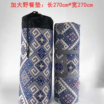 民族风野餐垫270×270户外便携防水防潮垫3米可定制尺寸露营帐篷