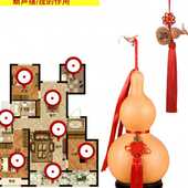 葫仙中国结大小号天然葫芦挂件手工烙画雕刻玄关客厅门口家居摆件