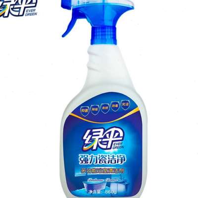 绿伞瓷砖清洁剂瓷洁净660g*2瓶 强力去污浴室地板厨房墙壁清洗剂