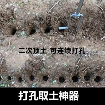 地膜打洞器农用打孔种植大棚蔬菜移栽营养钵挖坑打孔神器种植工具