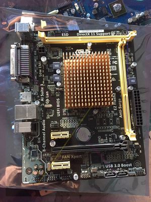 #主板#ASUS 华硕j1900M-D主板 拆机 实际拍摄