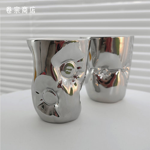陶瓷水杯高级设计感高颜值小众