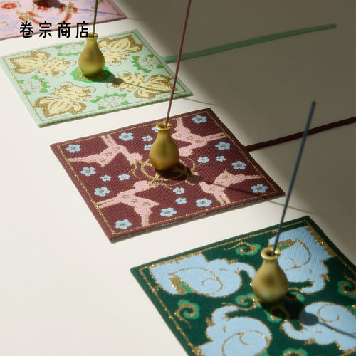 福图FORPHOR针织卷轴香插摆件