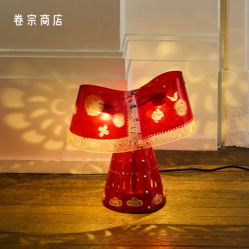 MONANA手工复古蝴蝶结皮影灯