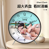 中医养生创意摆式 座钟美容院会所按摩疗愈装 饰静音座钟客厅挂钟