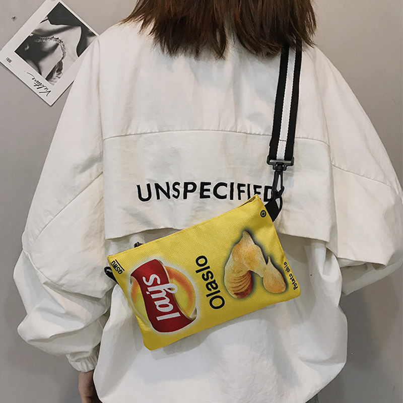 金金兔薯片背包送女朋友闺蜜个性创意搞怪奇葩惊喜实用生日礼物