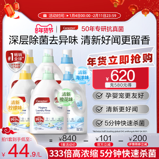 拜耳Canesten凯妮汀衣物消毒除菌液洗衣专用内衣裤杀菌婴儿2L*6瓶
