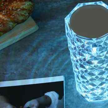 爆品新柬渝 水晶台灯卧室床头灯玫瑰氛围灯遥控触摸夜灯酒吧餐品怎么样,好用不?