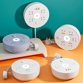 正品 可伸缩收纳线插座多功能排插宿舍延长线USB带线插排拖接插线