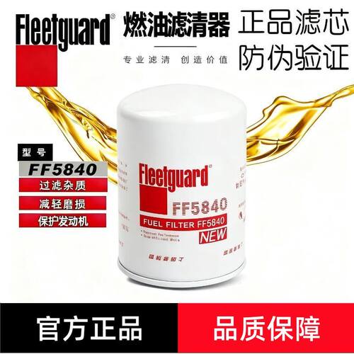 弗列加FF5840滤芯适用D5010224563柴油粗滤芯天龙375/385/420雷诺