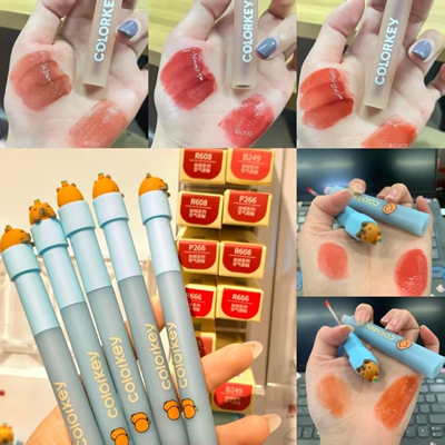 卡皮巴拉Colorkey珂拉琪柔雾水感唇露持妆不易沾杯水转雾显白百搭