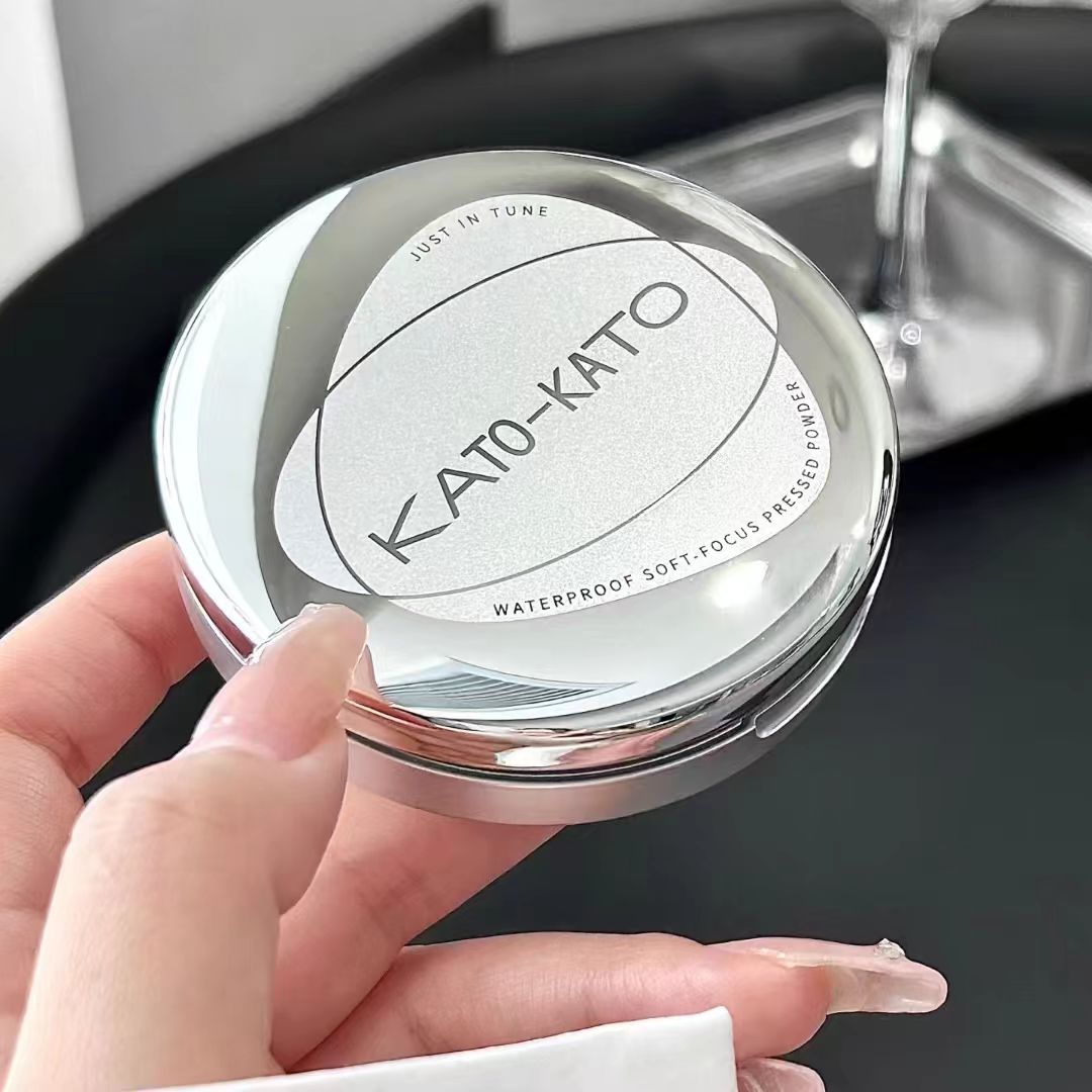 kato蜜粉饼控油定妆持久干油皮遮瑕干湿两用粉饼防水不脱妆散粉女
