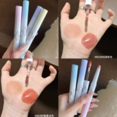 FLORTTE 花洛莉亚彩虹泡泡双头唇线唇蜜笔裸色立体水光润透嘟嘟唇