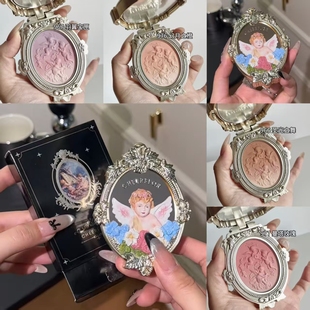 CHEERFLOR游乐者浮雕腮红渐变氛围感膨胀收缩色修容珠光提亮显白