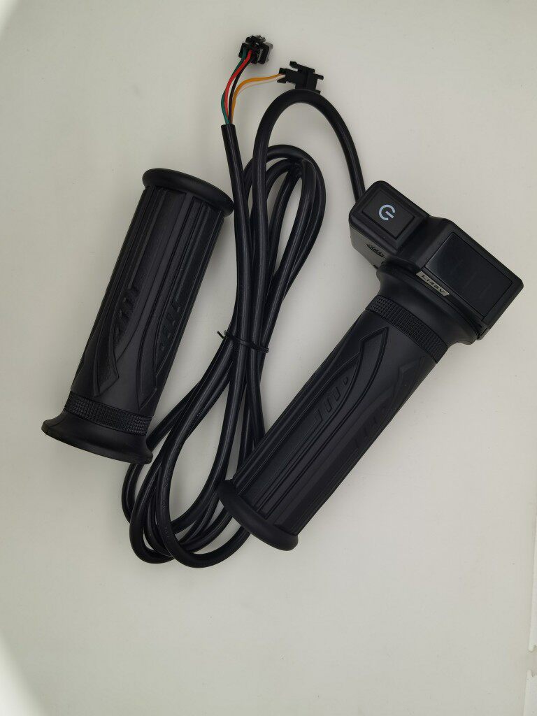 代驾车折叠电动自行车带开关电量显示转把浜马锂电车通用配件48V