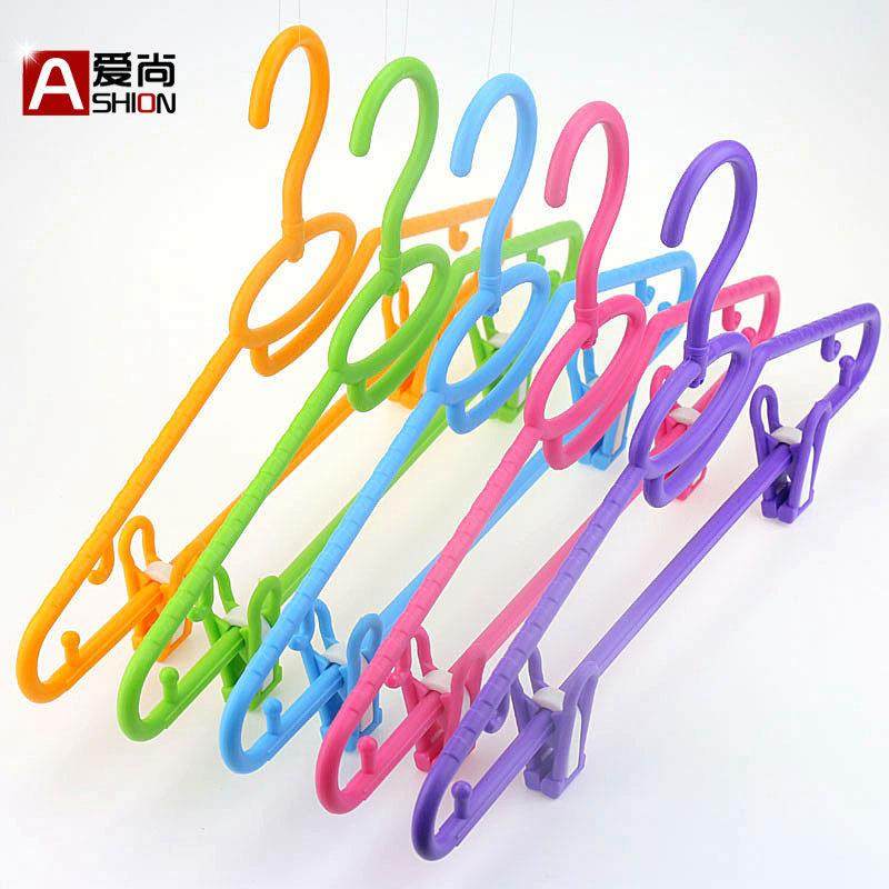 爱尚多功能塑料套装衣架小领口衣服架防滑带夹裤裙袜夹裤裙架收纳,收纳整理,塑料衣架,淘宝优惠券,粉丝福利购,淘宝优惠卷