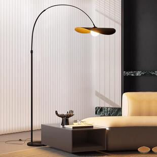 法式现代简约客厅沙发旁边帽子落地灯卧室书房北欧钓鱼灯设计师灯