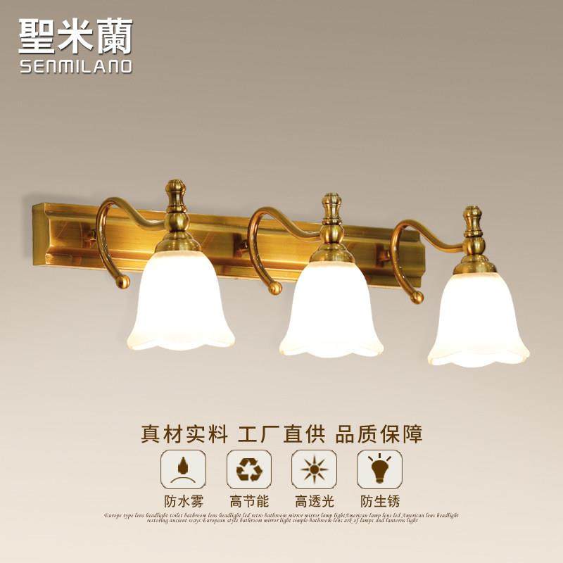 镜前灯 欧式卫生间led壁灯浴室洗手间镜子灯梳妆台灯化妆镜补光灯