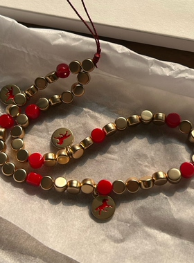 现货！新年限定金色手机链