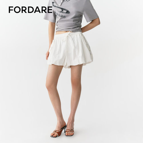 FORDARE/福蝶26春夏棉感短裤