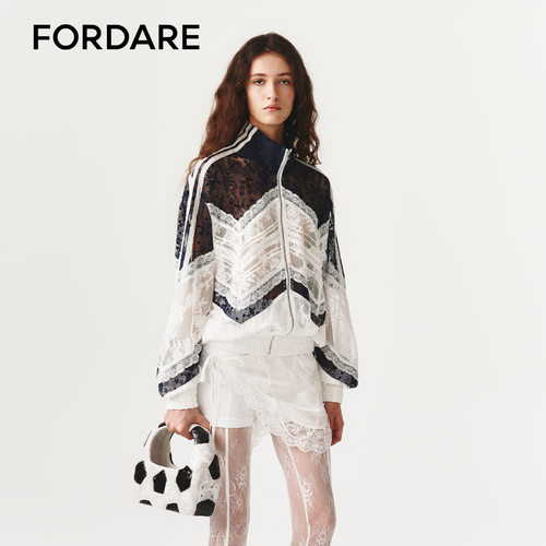 FORDARE/福蝶26春夏蕾丝运动外套
